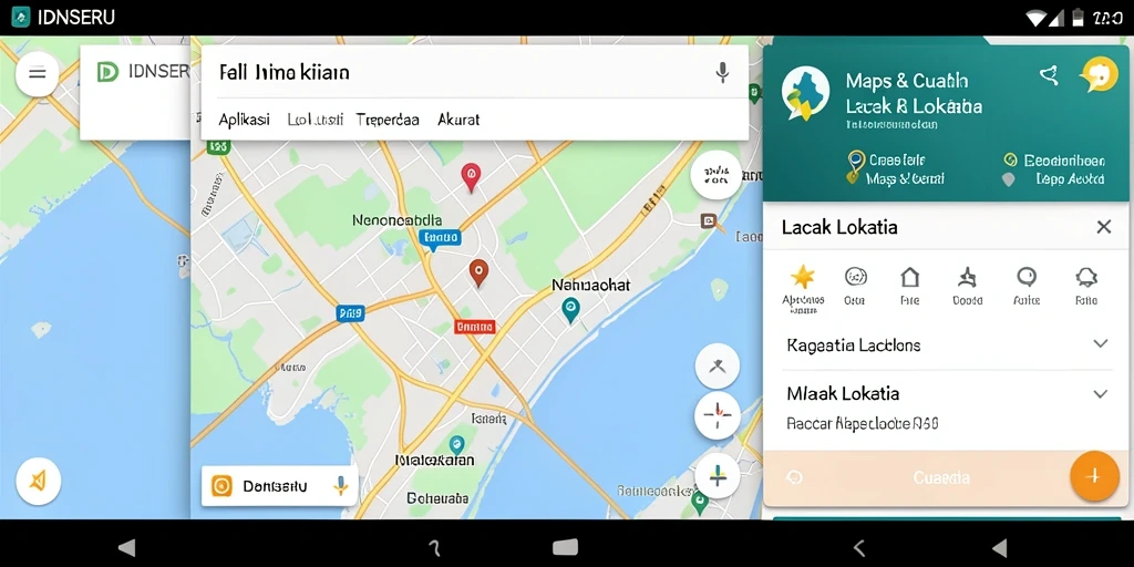 Antarmuka aplikasi IDNSERU yang intuitif dan menarik.